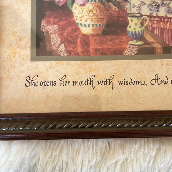 Vintage Home Interiors wall decor made in USA - Picture 4 of 5